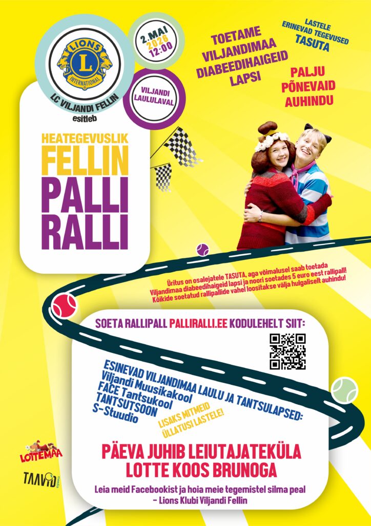 2. mail toimub Viljandis heategevuslik perepäev PALLIRALLI