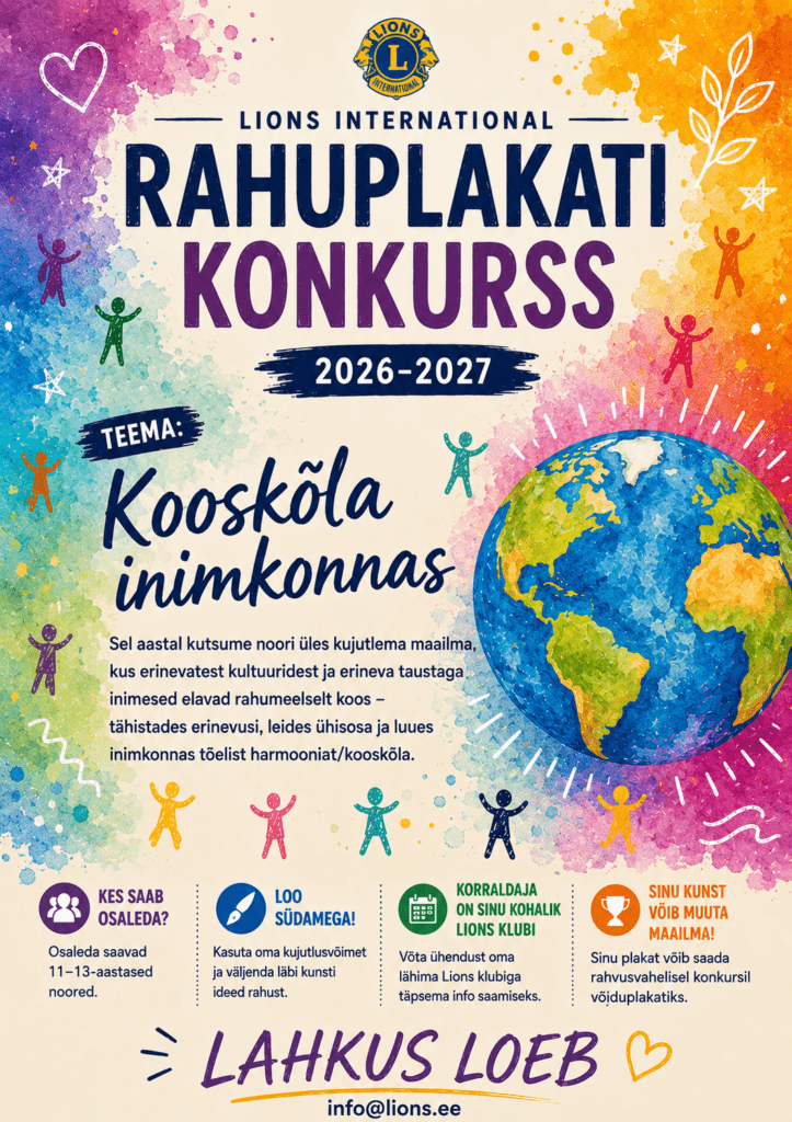 Rahvusvaheline rahuplakati konkurss 2026/2027